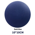 6er Set Kunstleder Getränkeuntersetzer rund – Hitzebeständige & wasserdichte Cup Mats (Ø ca. 10 cm) für stilvollen Tischschutz