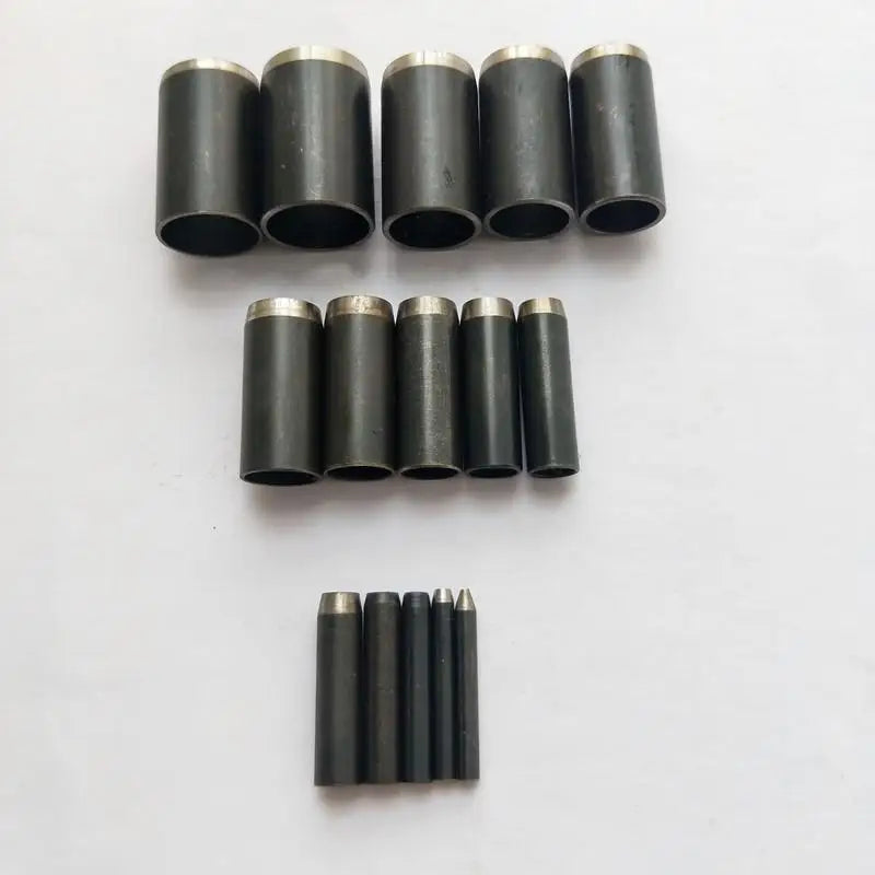 15-teiliges Rundloch Leder Stanzeisen Set (1–15 mm) – Präziser Hohl-Lochstanzer mit Aufbewahrungsbox für Lederhandwerk & DIY