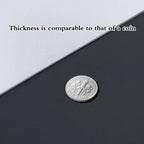 Kompaktes PU Leder Mouse Pad 23 × 19 cm - Rutschfestes &amp; wasserdichtes Office Mousepad für Schule, Büro &amp; Laptop 