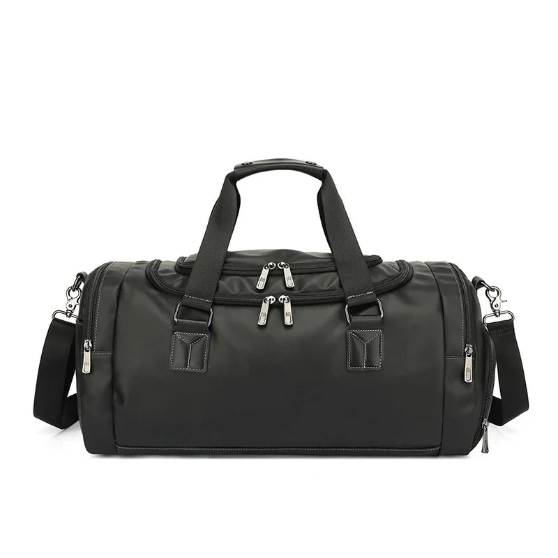 baldauren PU-Leder Sporttasche – Fitness, Gym & Reisetasche für Damen und Herren mit großem Fassungsvermögen