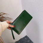 Yogodlns Damen Langgeldbörse aus PU-Leder – Elegante Clutch mit Reißverschluss, Kartenfächern, Münzfach &amp; Handyfach