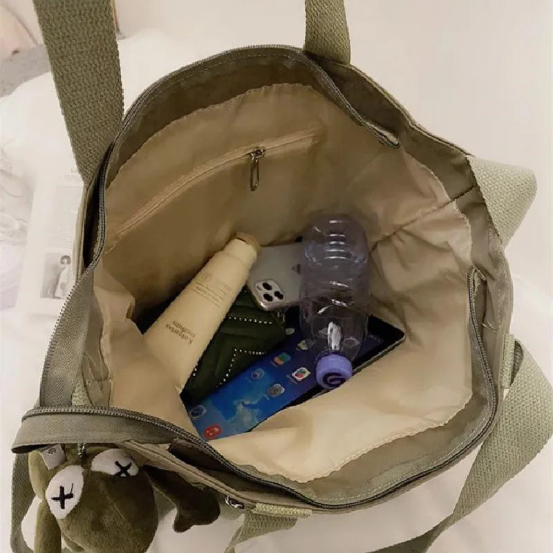 Sacs à bandoulière imperméables pour femmes au dessus d'Oxford – Grande capacité Sac fourre-tout décontracté et sac à bandoulière