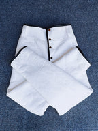 Herren Schaffell-Lederhose 2025 mit hohem Bund – Warme Echtlederhose aus Lammleder, winterfeste Casual Lederhose