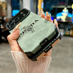 Étui de luxe en cuir pour microphone pour iPhone 17, 16, 15, 14, 13, 12, 11 Pro et Pro Max – Italy Tiger Streetwear Full Cover Case