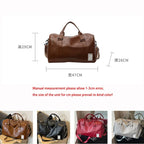 Gros sacs de voyage pour femmes en cuir PU – Sac de voyage léger et fourre-tout avec une viel Stauraum, sac de fitness, week-end et bagage à main