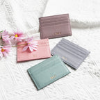 GZGUANDA Personalisierter Leder Kartenhalter – Slim Mini Card Bag aus echtem Rindsleder für Damen & Herren