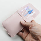 Mobiler Pocket Stiftehalter aus weichem Kunstleder – Kompaktes Stifteetui &amp; Organizer für Schule &amp; Büro