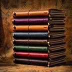 Hochwertiges Leder Traveler Notebook – Handgefertigtes Vintage Tagebuch & Organizer aus Rindsleder