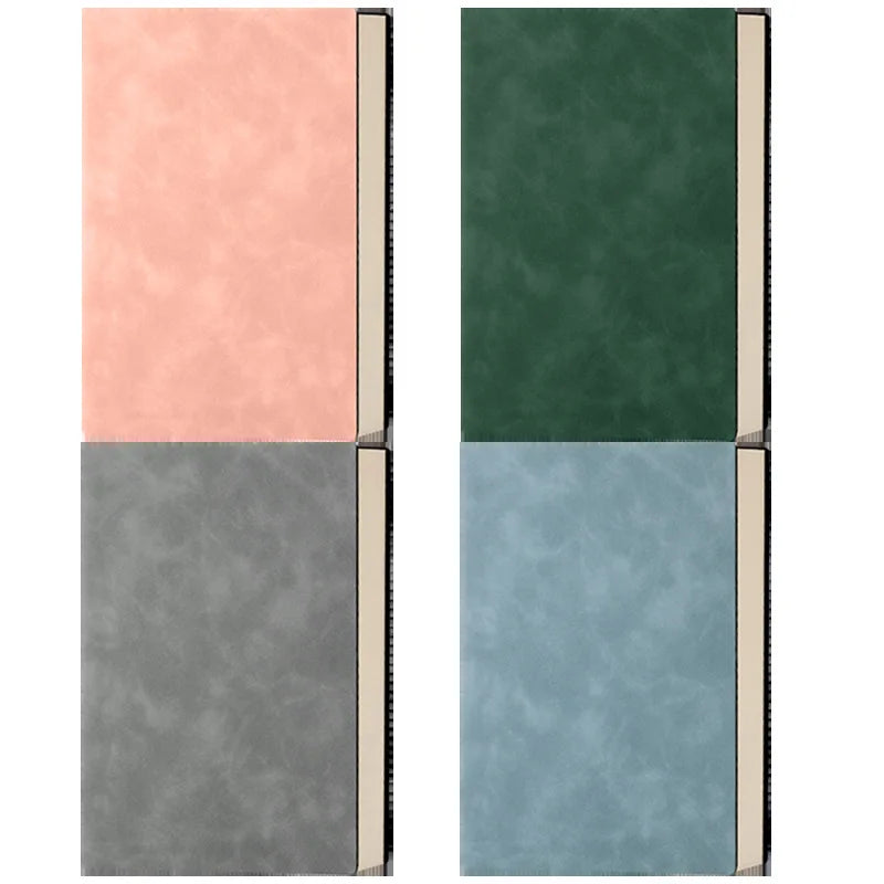 Elegantes A5 Leder-Notizbuch – Business & Bürojournal für Organisation und Stil