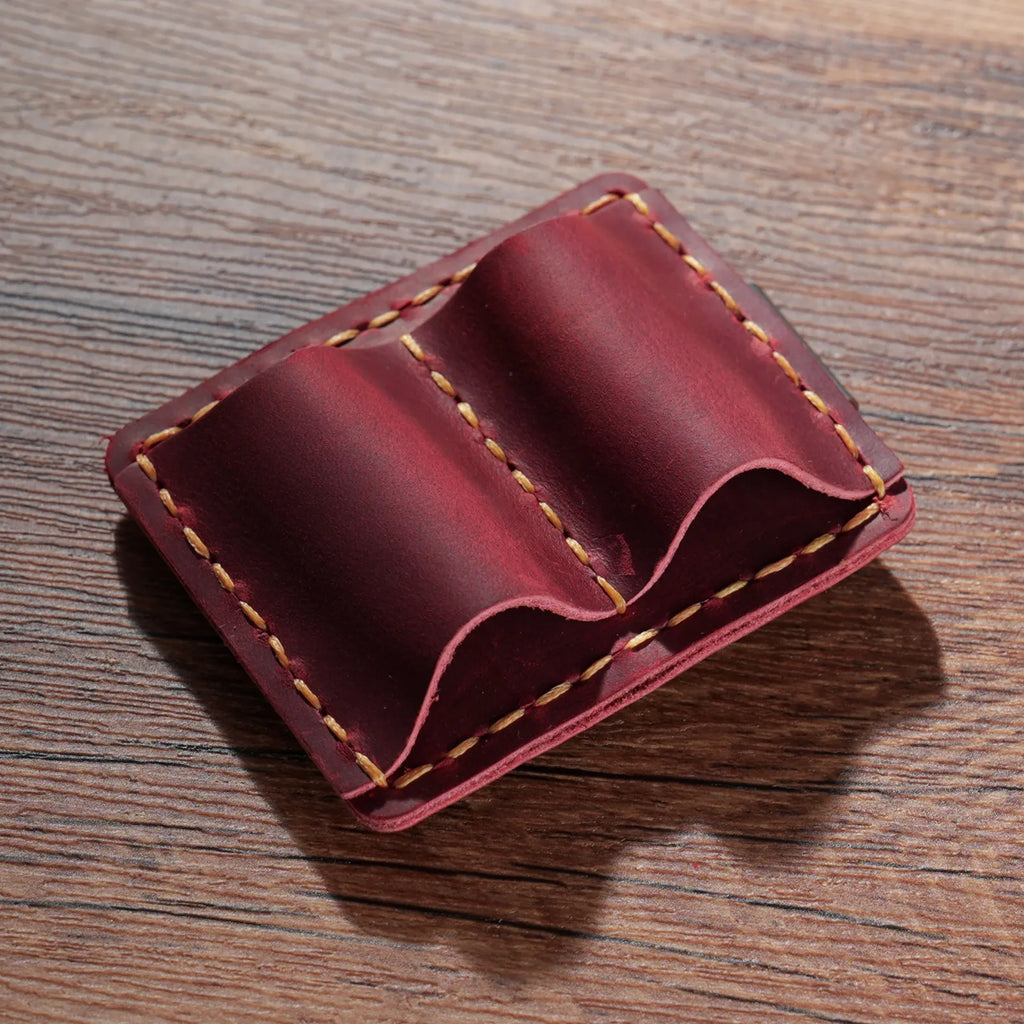 Porte-stylo rétro en cuir avec boucle – Boucle pour stylo plus élégante avec clip métallique pour carnet de notes, journal et raboteuse