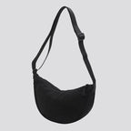 Solide Damen Nylon Schultertasche – Gepolsterte Crossbody Handtasche für Reisen & Alltag