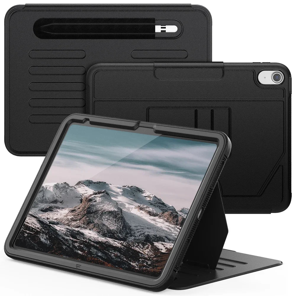 Luxuriöse PU-Leder iPad Hülle für iPad Air & Pro – Business Tablet Case mit Stifthalter & Stoßschutz (11" / 13" / 10.9")