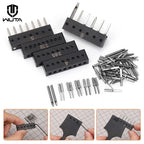 WUTA Modulares Adapter- &amp; Schlagkopf-System para Lederwerkzeuge – Austauschbare Loch- &amp; Stichaufsätze aus Edelstahl 