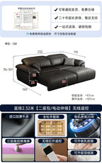 Luxuriöses schwarzes Echtleder Sofa mit Relax- & Schlaffunktion – Modernes Designer Ecksofa & Daybed für stilvolle Wohnzimmer