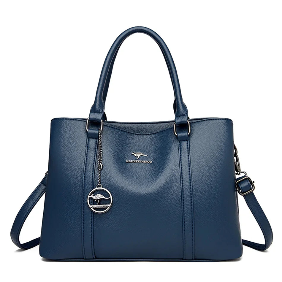 AMYMANG Luxus Damen Schultertasche – Sac à bandoulière et fourre-tout en cuir haut de gamme, sac à main de créateur avec plus grande capacité 