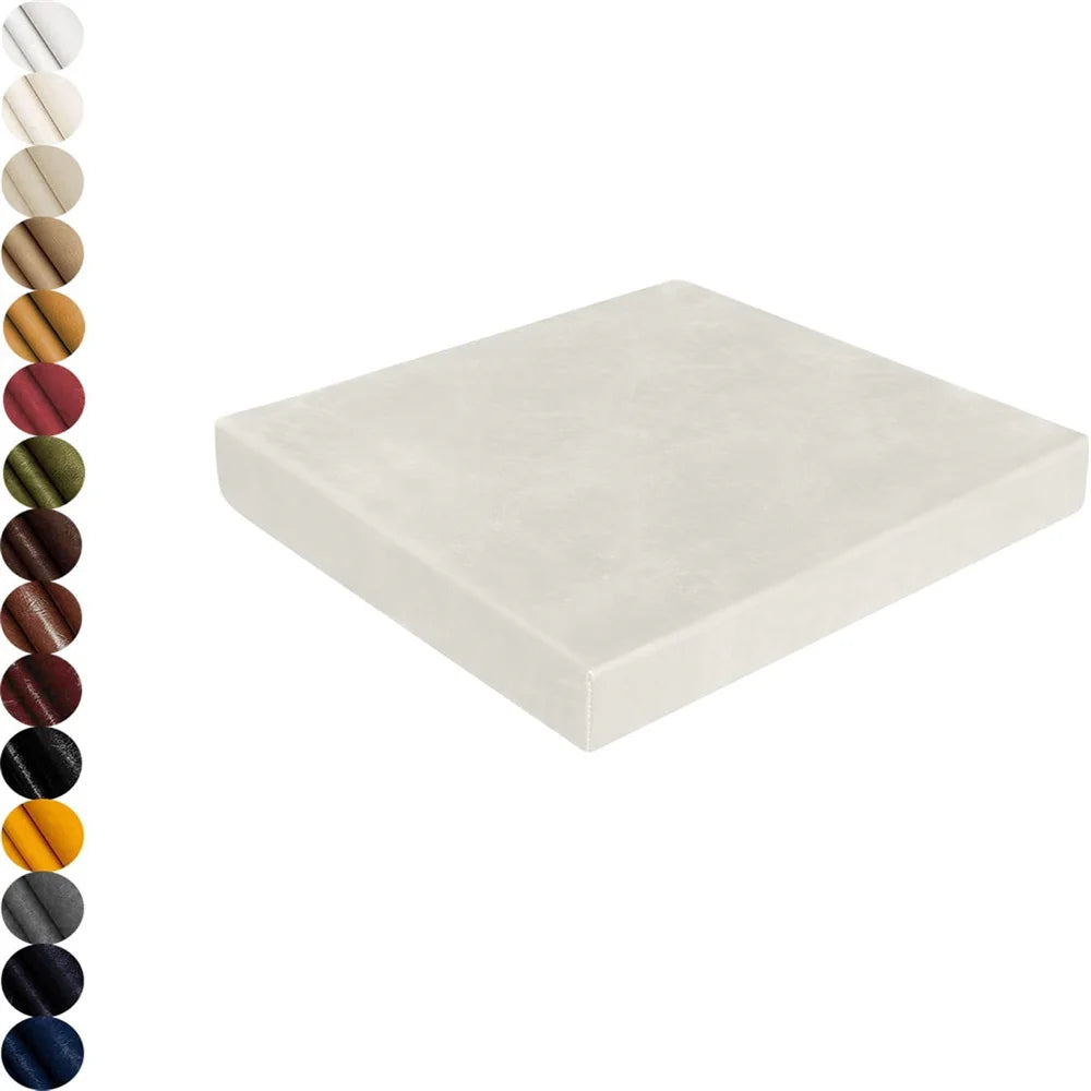 Maßgefertigtes wasserdichtes Sitzkissen aus Wax-Leder – Komfortable Bankauflage für Garten, Terrasse & Schaukel