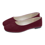 Damen Flats 2025 – Bequeme Runde Zehen Ballerina Flats aus Suede mit Weicher Sohle, Casual Mom Shoes