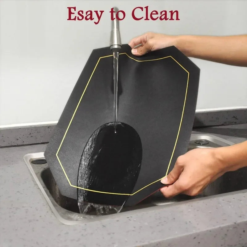 Kunstleder Tischsets – Wasserdichte, ölbeständige & hitzeresistente Platzmatten für Küche, Restaurant & Büro (1/4 Stück, 43 × 30 cm)