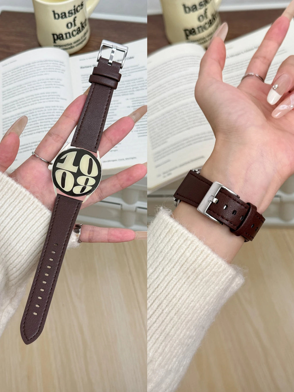 Lederarmband für Samsung Galaxy Watch – Hochwertiges Leather Loop Watchband 20 mm & 22 mm für Galaxy Watch 4–7, FE & Classic