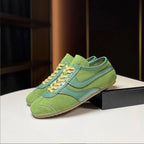 German Training Shoes Damen 2025 – Echtleder Sneaker im Retro-Stil | Flache Schnürschuhe „Forrest Gump“ Look in großen Größen