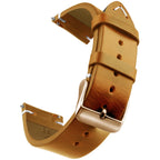 Gewachstes Leder Uhrenarmband mit Quick Release – Echtes Rindsleder Armband in 18–24mm für Smartwatches & klassische Uhren