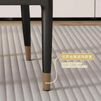 Italienisches Design Esszimmerstuhl aus PU-Leder – Moderner Polsterstuhl für Küche, Schlafzimmer, Hotel & Restaurant