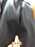 Dünnes weiches Kunstleder Meterware – Tissu en cuir PU élastique avec revêtement pour vêtements, sacs et projets de bricolage 