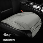 Ergonomisches PU-Leder Auto-Sitzkissen mit Rücken- & Beinunterstützung – Belüftetes Komfort-Sitzpolster mit Staufächern, universell passend