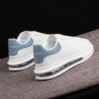 HUISONG Herren Sneakers – Designer Casual Schuhe aus Leder, Plattform-Sneaker, modisch & komfortabel für Alltag und Walking