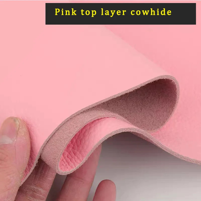 Buntes weiches Rindsleder am Stück – Hochwertiges Echtleder 1,5 mm für Taschen, Polster & DIY Lederprojekte
