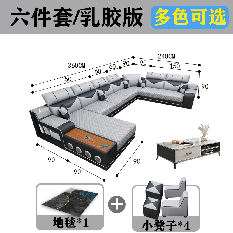 Nordisches Designer Sofa für Wohnzimmer & Balkon – Modernes Relax-Sofa im minimalistischen Stil, komfortable Couch für Zuhause & Hotel