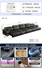 Luxuriöses schwarzes Echtleder Sofa mit Relax- & Schlaffunktion – Modernes Designer Ecksofa & Daybed für stilvolle Wohnzimmer