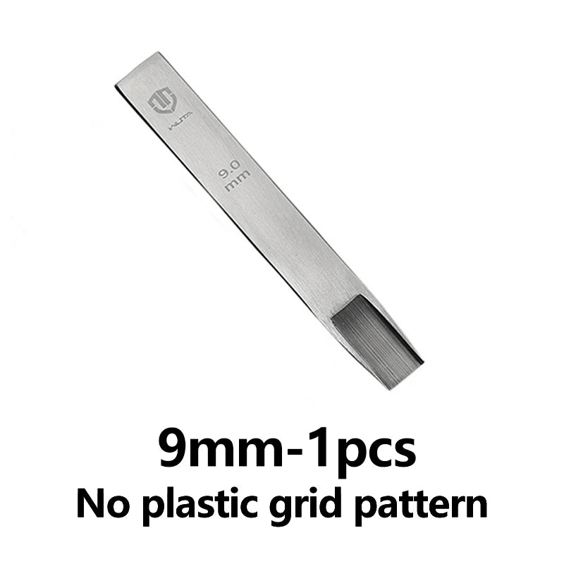 WUTA Original Webmuster Lederlochstanzer – Präziser Weaving Slot Hole Punch aus HSS für Gürtel & feine Lederarbeiten (7–10 mm)