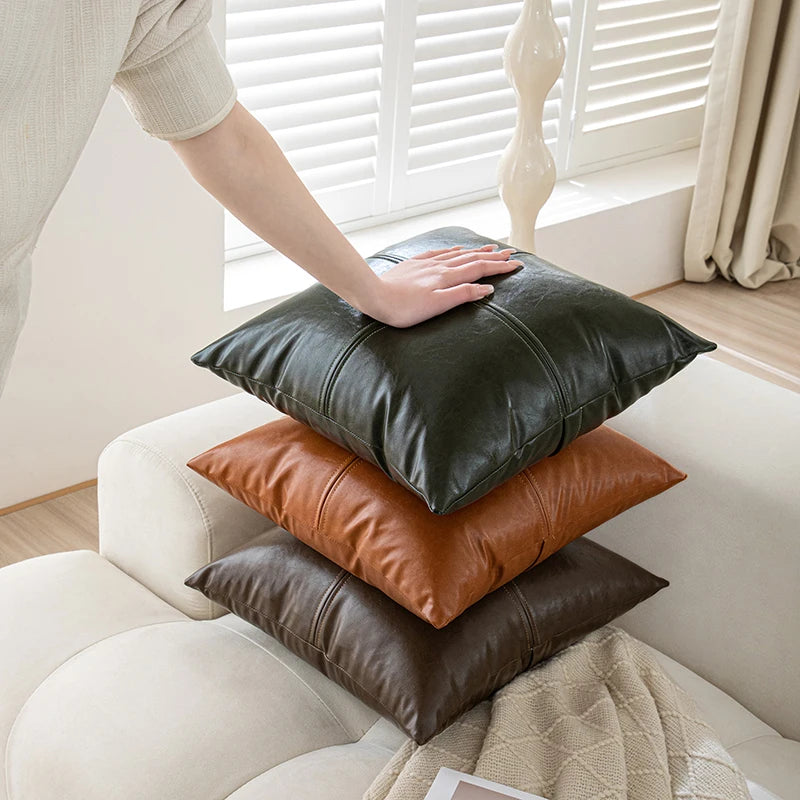 Wasserfestes PU-Leder Rückenlehnenkissen – Großes Kopfteil- & Wandpolster für Bett, Tatami & Schlafzimmer, kratzfest & stoßdämpfend