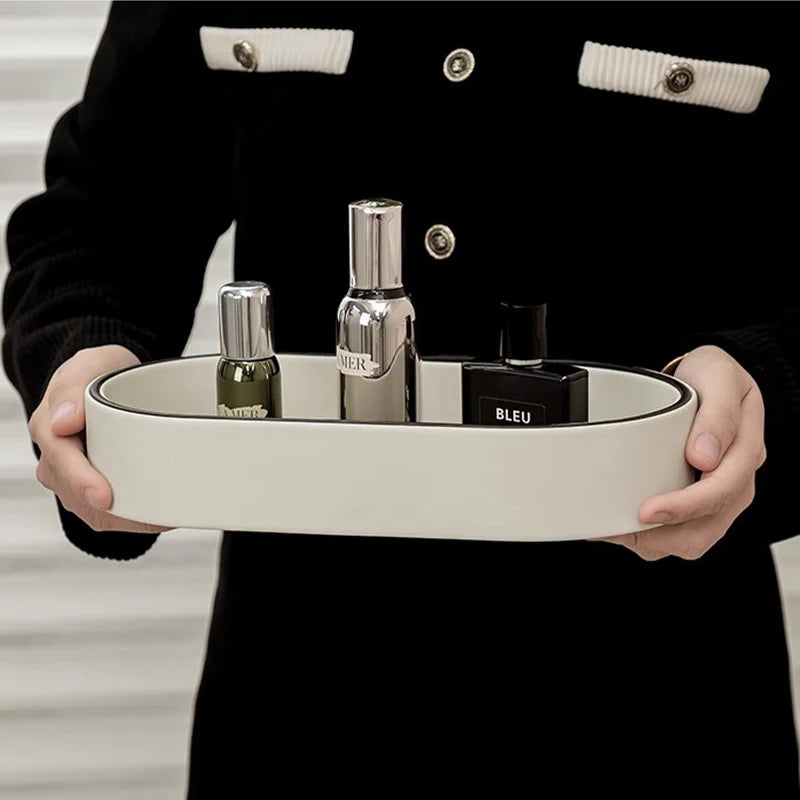 Elegante PU Leder Ablagebox im Japan Style – Stilvoller Valet Tray & Organizer für Schlüssel, Schmuck & Kosmetik