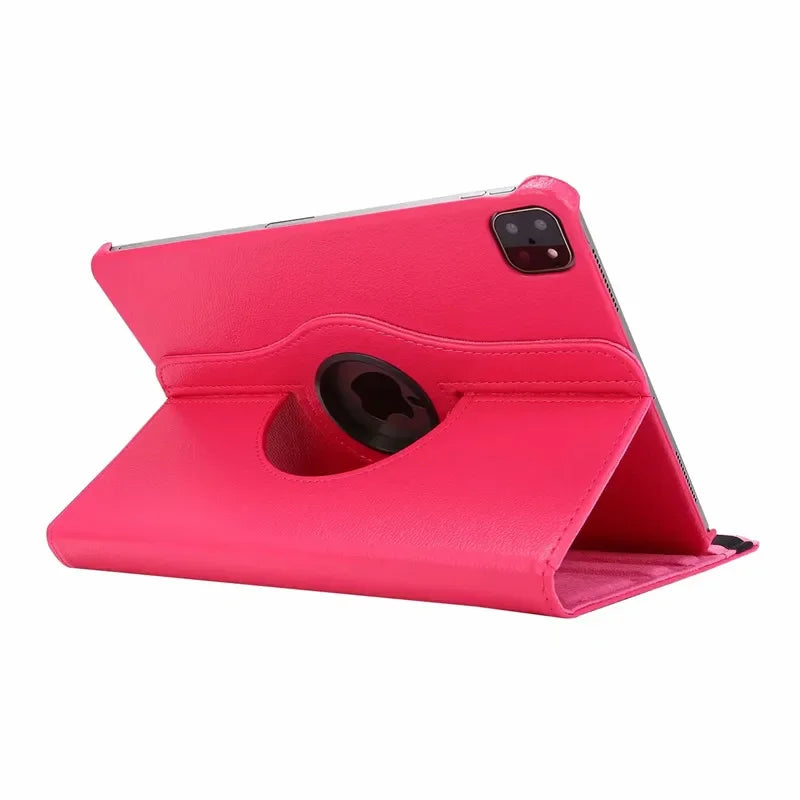 360° Drehbares Leder Case für iPad Pro 12.9 & iPad Air 13 – Business Tablet Schutzhülle mit Standfunktion (2015–2024)