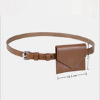 Damen Leder Gürteltasche – Crossbody, Fanny Pack & Mini Handtasche für Abend und Alltag, Abnehmbar