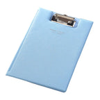 PU-Leder Dokumentenmappe A4 / A5 mit Klemmbrett – Faltbare Vertragsmappe &amp; Schreibunterlage für Schule &amp; Büro 