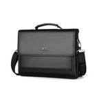 Herren Business Aktentasche aus PU-Leder – Moderne Laptop- &amp; Dokumententasche mit Schulterfunktion, elegante Büro- &amp; Organizer-Tasche für Männer 