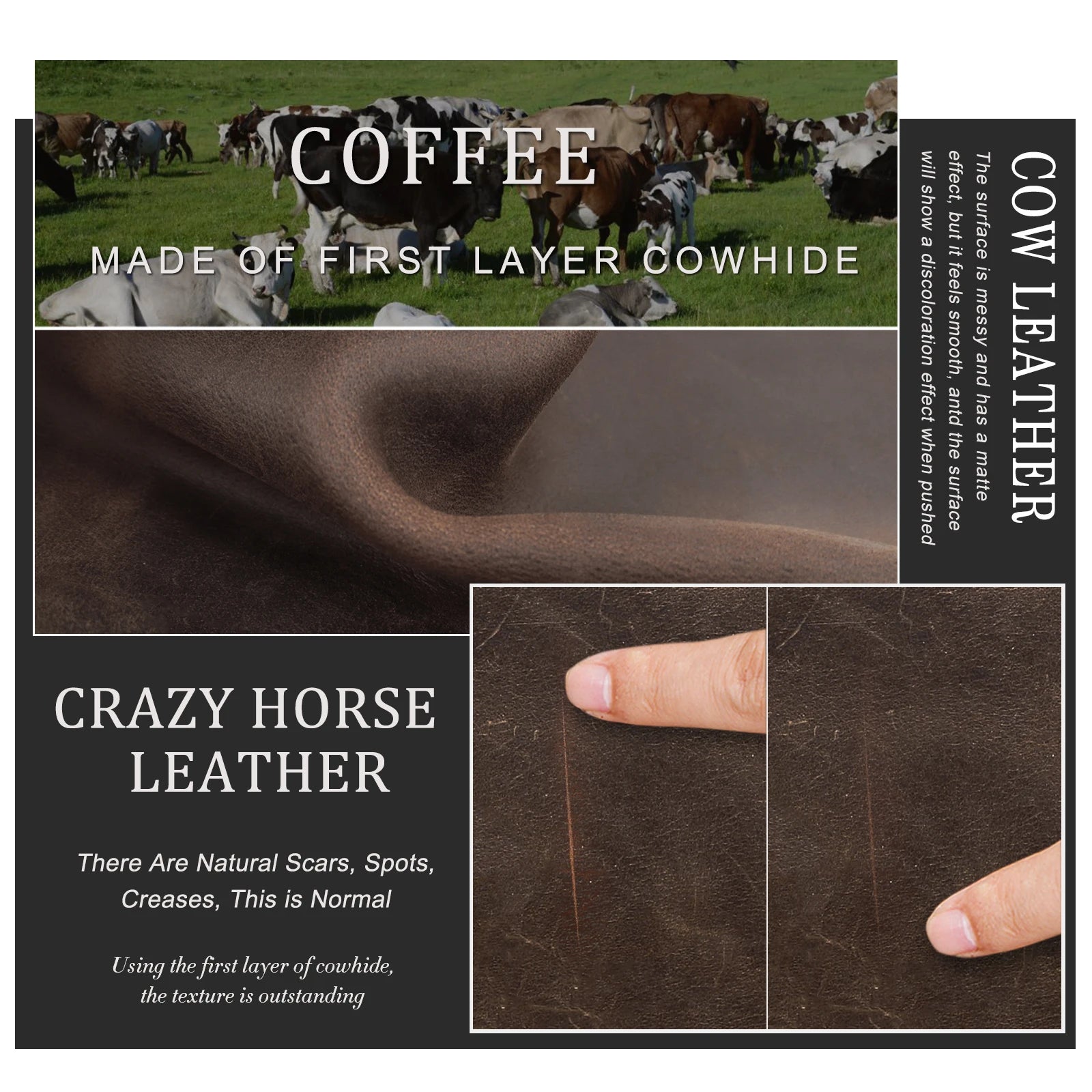 CONTACT’S Große Leder Reisetasche für Herren – Robuste Duffel & Travel Tote aus echtem Rindsleder mit Laptopfach