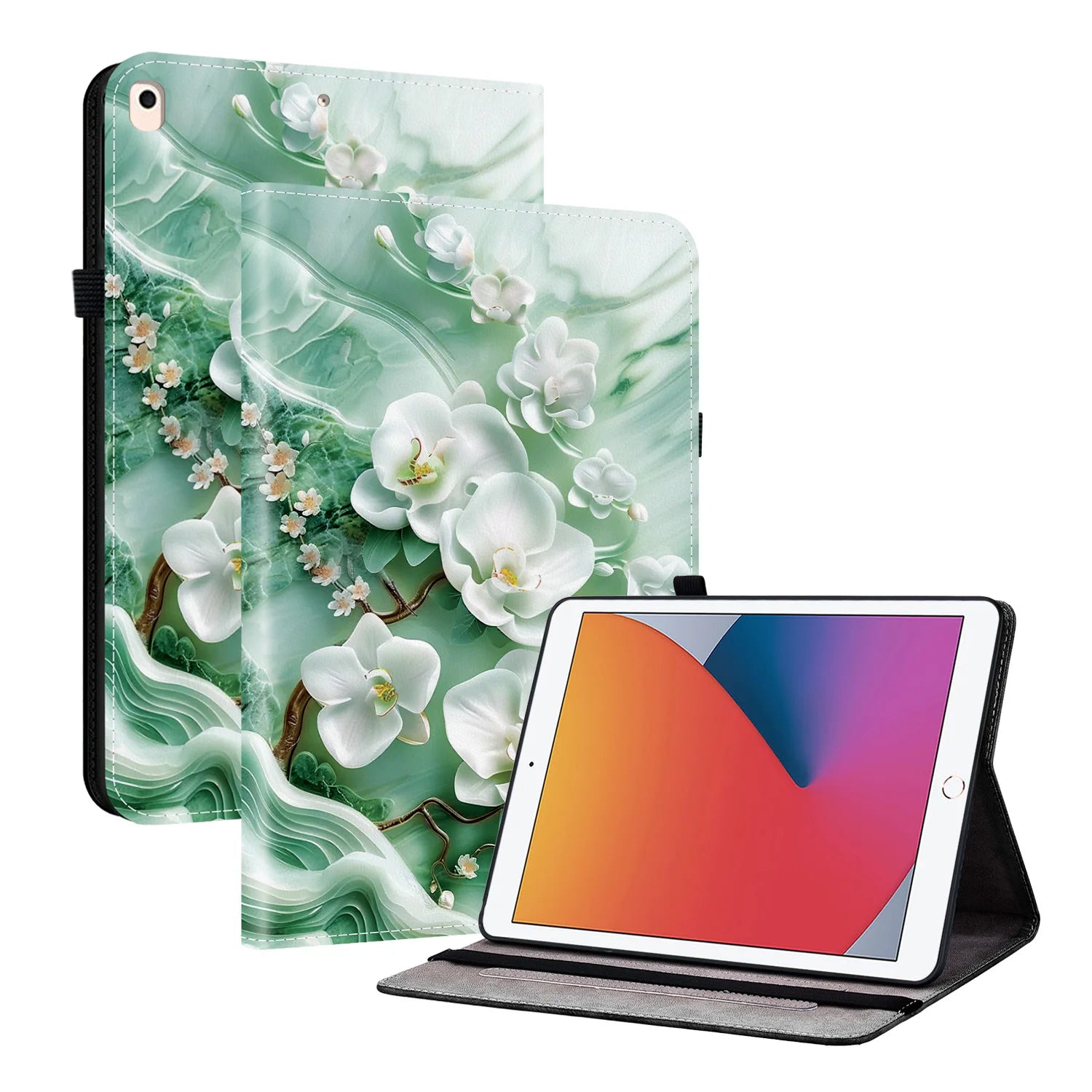 Premium Lederhülle für iPad Air 11 & 13 (2025), iPad Pro 11 & 13 (2024/2025), iPad 10.9 (2022), iPad 5.–8. Generation & iPad mini – Stoßfeste Schutzhülle aus PU-Leder