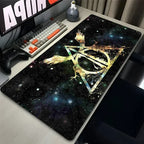 XXL Gaming Mousepad mit Anime Schloss Motiv – Großes Desk Mat 900×450 mm, Rutschfestes Mauspad & Tastaturunterlage für PC & Laptop