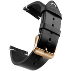 Gewachstes Leder Uhrenarmband mit Quick Release – Echtes Rindsleder Armband in 18–24mm für Smartwatches & klassische Uhren