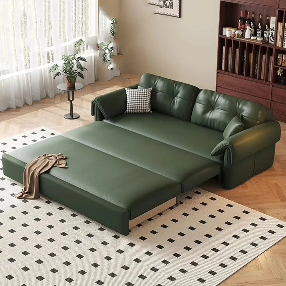 Platzsparendes Eck-Schlafsofa mit Stauraum – Klappbares Multifunktionssofa, verstellbar, modernes Design für Wohnzimmer & Gästezimmer
