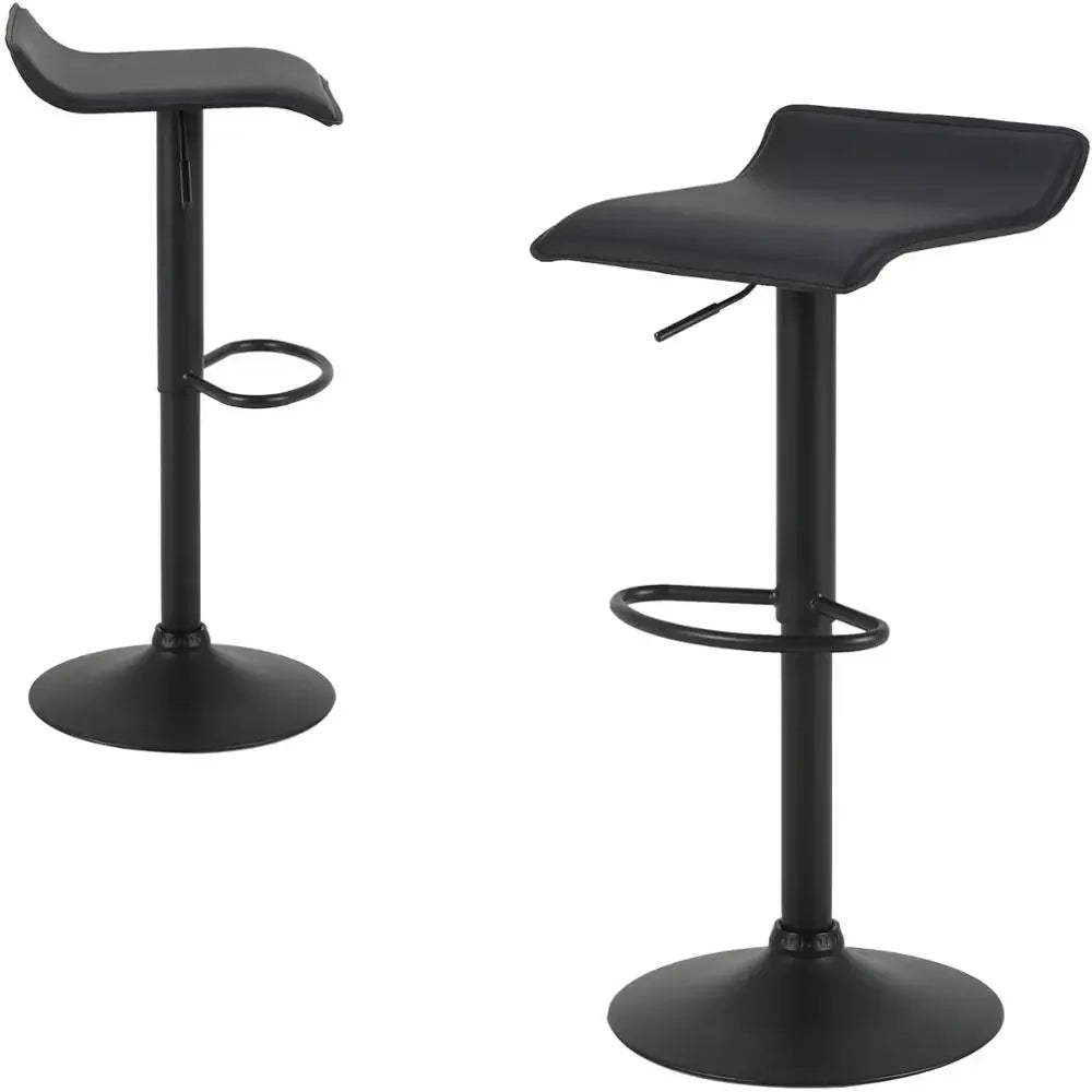 WOLTU Barhocker 2er Set – Höhenverstellbare Drehhocker aus Kunstleder, moderne Designer-Barstühle für Küche, Bar &amp; Bistro
