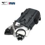 SEPTWOLVES Business Leder Rucksack Herren – Sac à dos design pour ordinateur portable avec monogramme, cordon et fermeture éclair