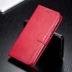Luxus Leder Wallet Case für iPhone – Flip Cover mit Kartenfächern & Standfunktion für iPhone 5S bis iPhone 17 Pro Max
