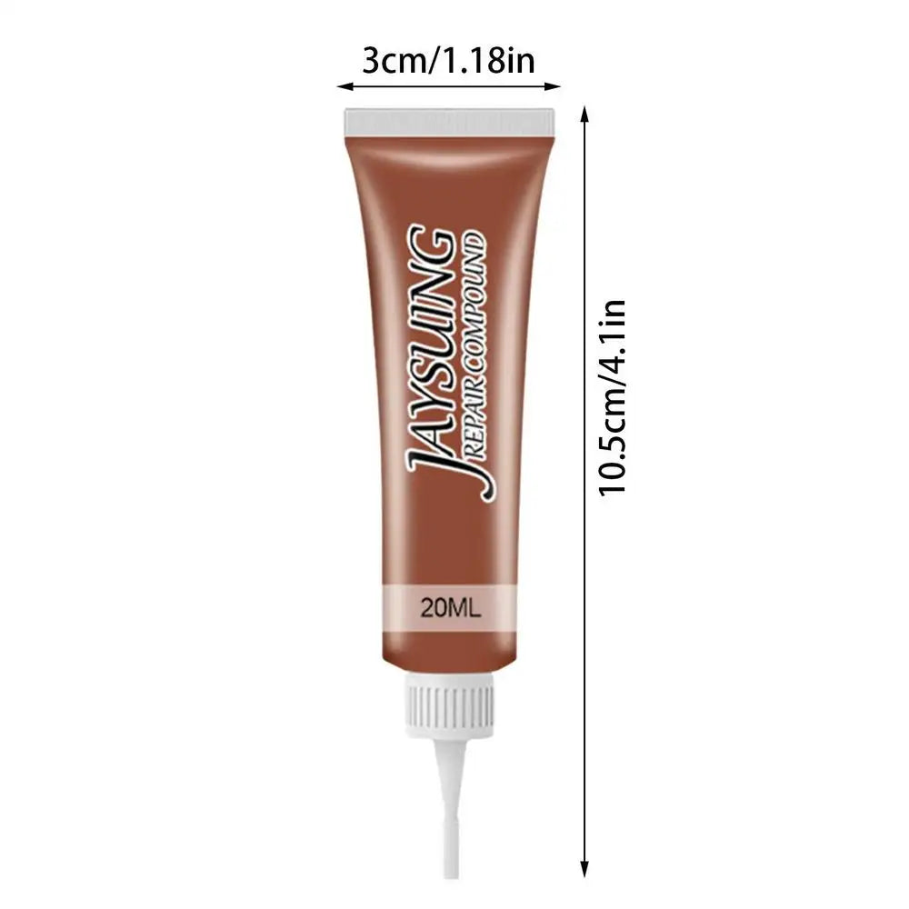 Leder Reparatur Gel 20 ml – Flüssigleder zur Reparatur von Kratzern & Rissen an Autositzen, Sofas und Lederaccessoires