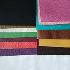 Geprägtes Echtleder Rindsleder Top Layer – Chromgegerbtes Leder 1,0–1,5 mm im A4-Format für DIY Taschen & Accessoires