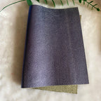 Metallisch glänzendes Echtleder Rindsleder – Gold & Silber Top Layer Leder 20 × 30 cm für DIY Taschen & Accessoires